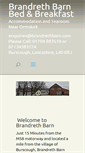 Mobile Screenshot of brandrethbarn.com